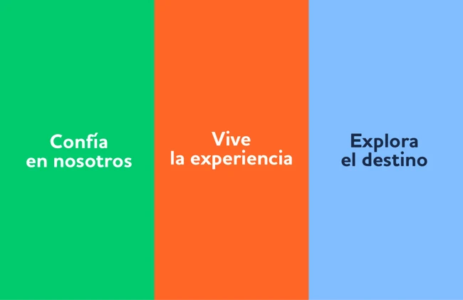 Tres momentos del viaje — Baquianos