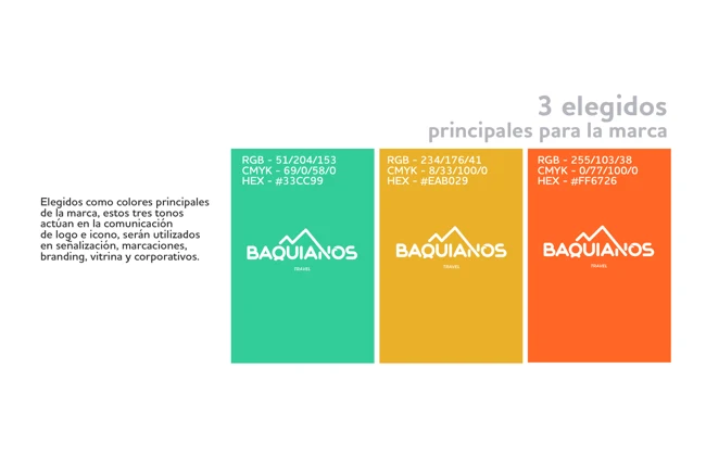 Los tres colores principales — Baquianos
