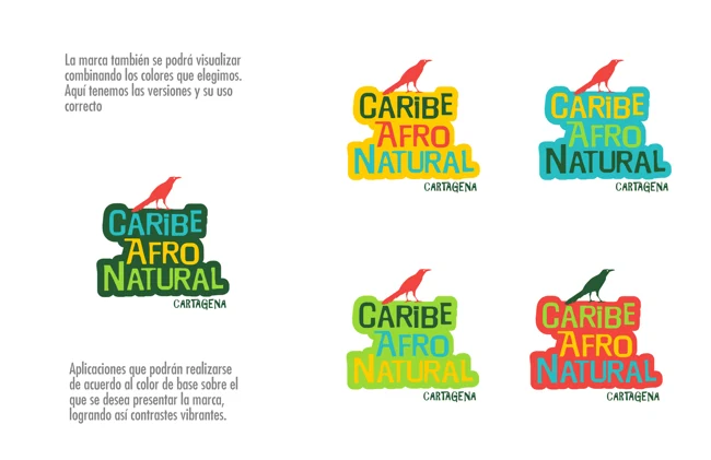 Versiones de marca — Caribe Afro Natural Cartagena