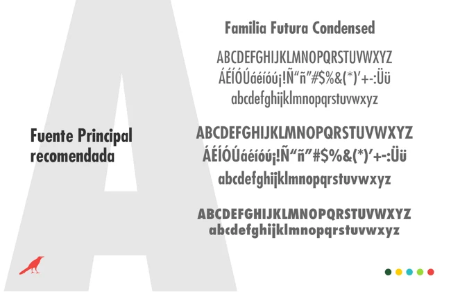 Tipografía principal — Caribe Afro Natural Cartagena