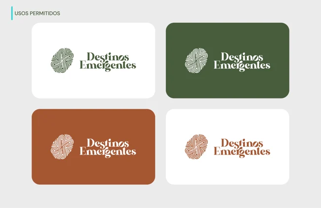 Versiones cromáticas — Destinos Emergentes