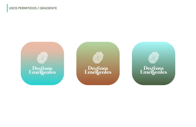Versiones con degradado — Destinos Emergentes