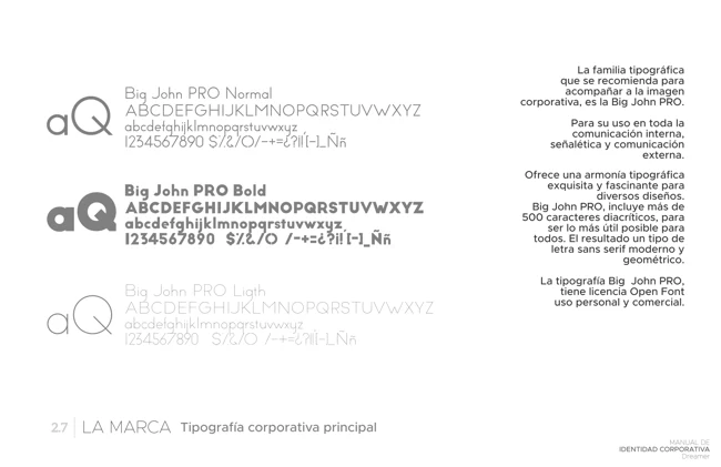 Tipografía principal — Dreamer