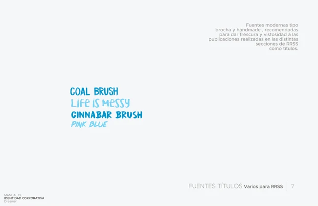 Tipografías para redes — Dreamer