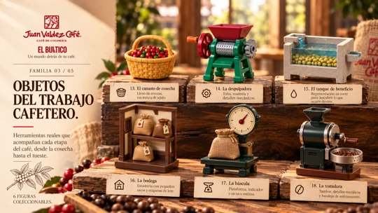 Familia 03 · Objetos del trabajo cafetero