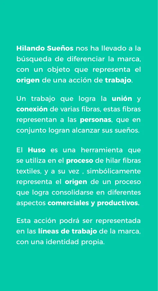 La idea de marca — Hilando Sueños