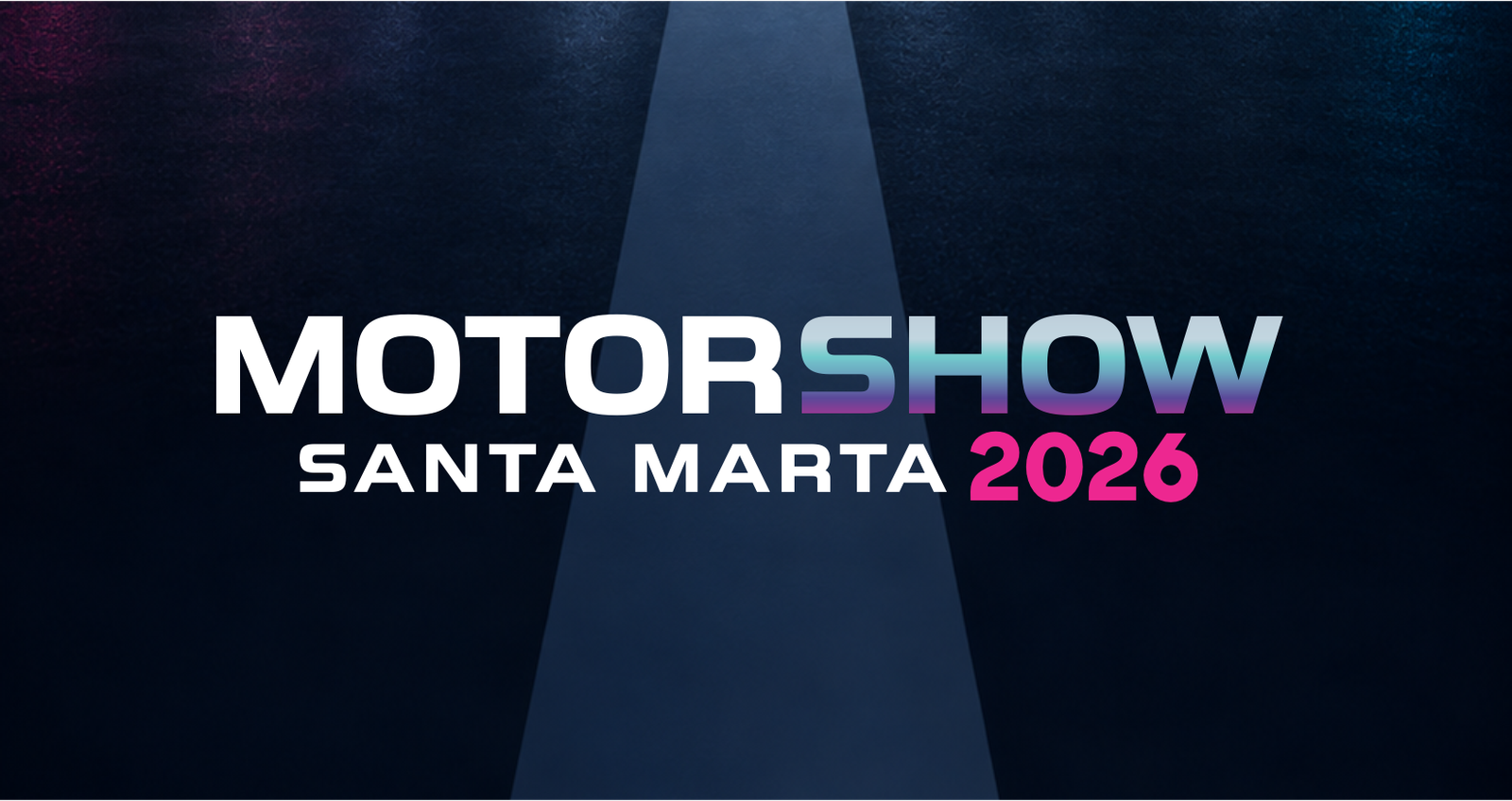 Motor Show Santa Marta 2026, logo horizontal del evento