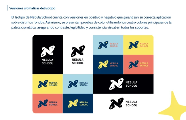 Versiones cromáticas — Nebula School