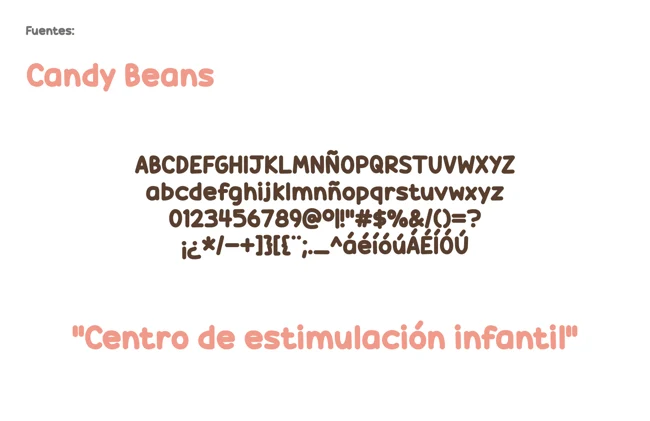 Tipografía principal — Pecopé Kids
