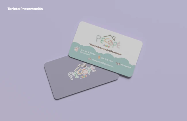Tarjetas — Pecopé Kids