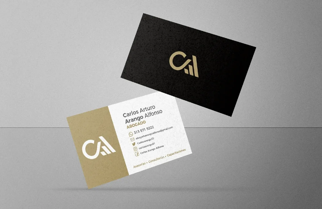 Carlos Arturo Arango Alfonso — Una firma personal, bien definida.