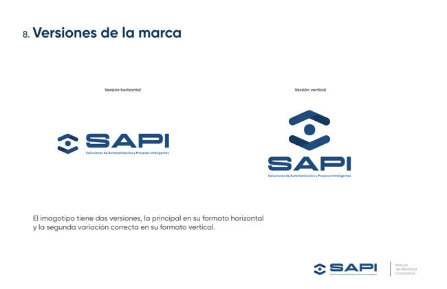 Versiones de marca — SAPI