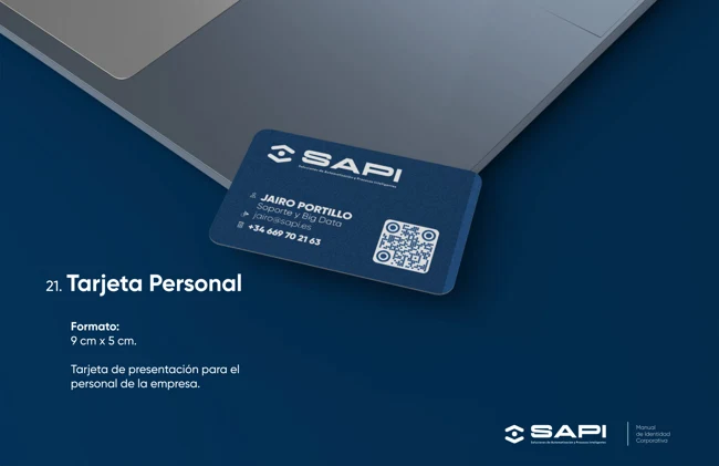 Tarjeta personal — SAPI