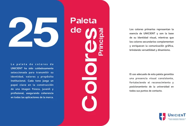 Paleta principal — manual UNICIENT